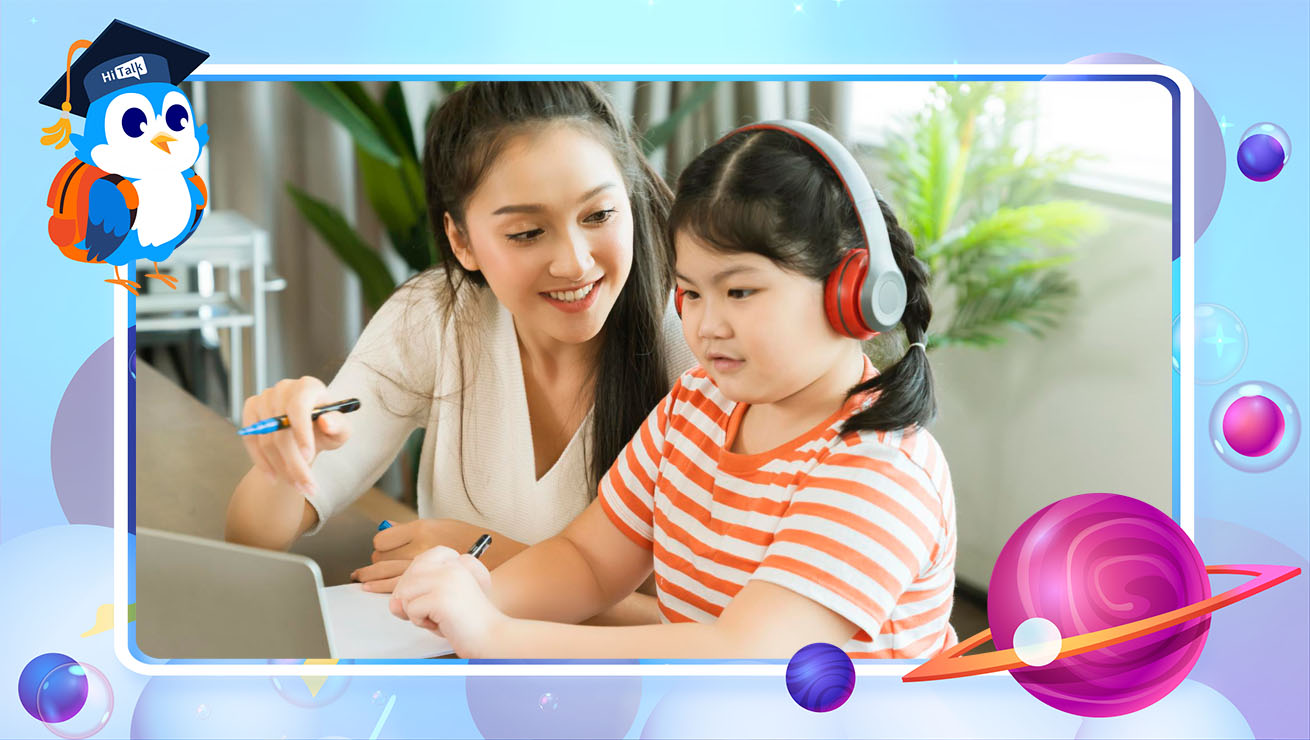 Bái tập luyện nghe Listening tại nhà cho trẻ