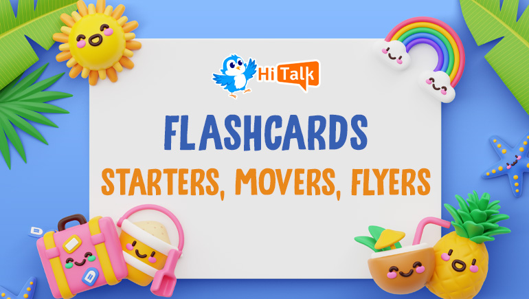 flashcards tu vung cambridge starters movers flyers