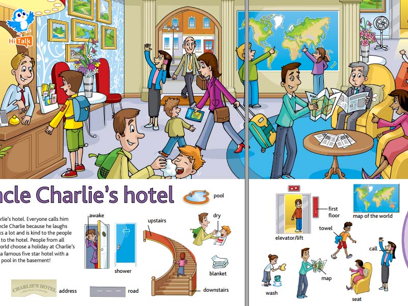 Từ vựng Movers theo chủ đề 4: Uncle Charlie's Hotel