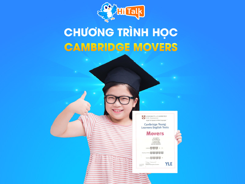 Chương trình Tiếng Anh Movers chuẩn Cambridge